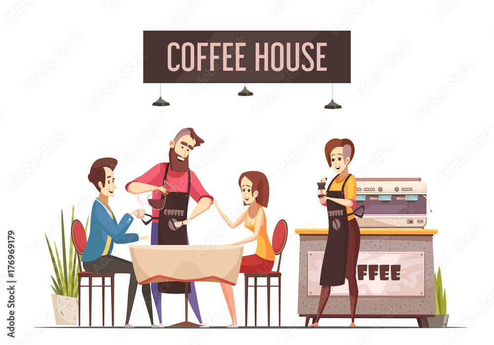 Sticker Coffee House Design Concept