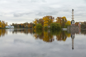 Big lake, Catherine Park, Pushkin, Russia