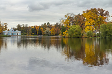 Big lake, Catherine Park, Pushkin, Russia