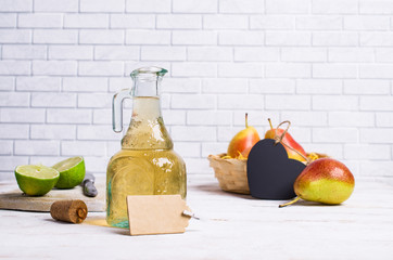 Homemade fruit vinegar