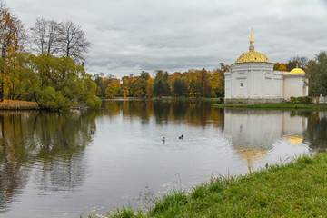 Big lake, Catherine Park, Pushkin, Russia