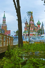 Obraz premium Moscow,park,Zaryadye