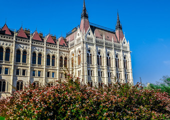 Obraz premium Building of Parliament in Budapest, Hungary.