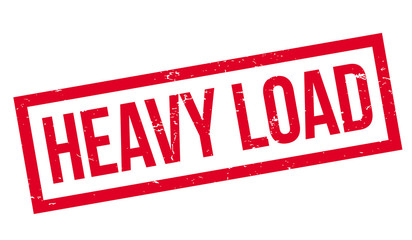 Heavy Load rubber stamp. Grunge design with dust scratches. Effects can be easily removed for a clean, crisp look. Color is easily changed.