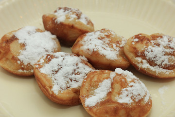 Traditional Dutch Poffertjes