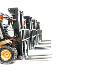 Four forklift trucks