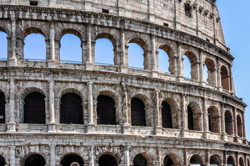 Coliseum in Rome, View from outside