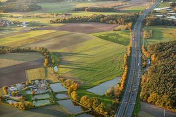 Luftbild A3 bei Erlangen, Röhrhölzer