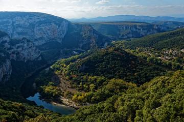 Naklejka premium Gorges de l'Ardèche