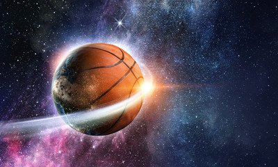 Fototapeta premium Basketball game concept