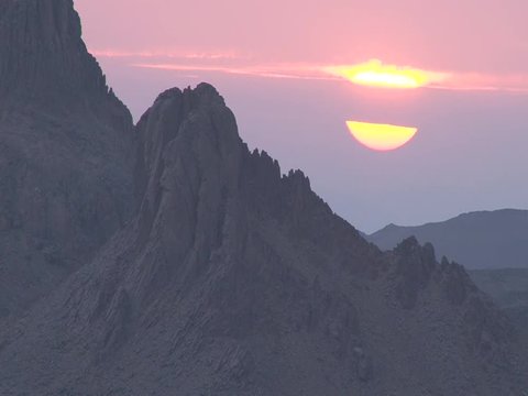 Couch&eacute; de soleil Hoggar