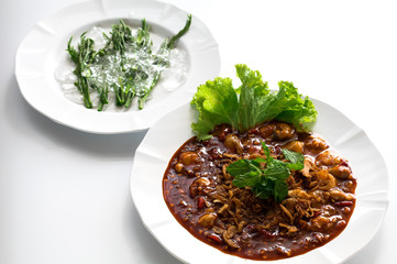 Thailand food ,Spicy Oyster Salad