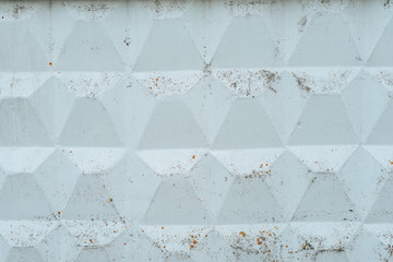Concrete fence, old wall covered with mud from the rain, autumn background. Raw concrete with a pattern.
