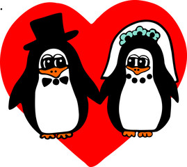 Pinguinhochzeit