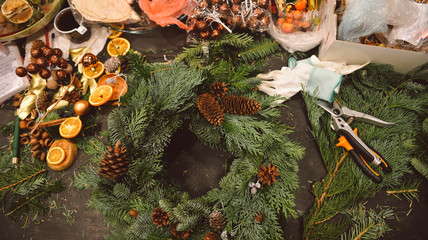 Manufacturer of Christmas decor with their own hands