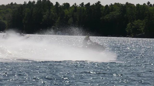 seadoo jetski big jump slow motion 4k 60fps