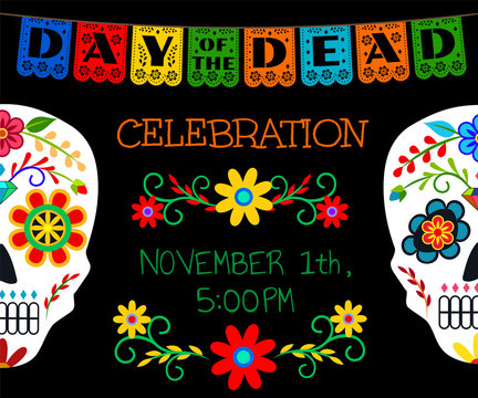 card for Day of the Dead
