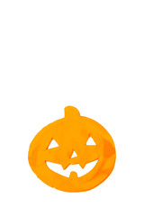 Halloween pumpkin smiling