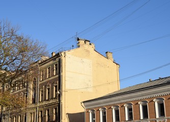 Obraz premium classical building in moscow street