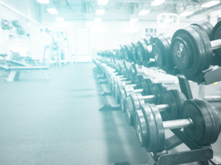 blur fitness gym background