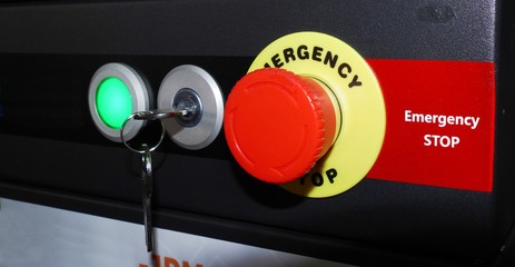 cnc control panel stop button