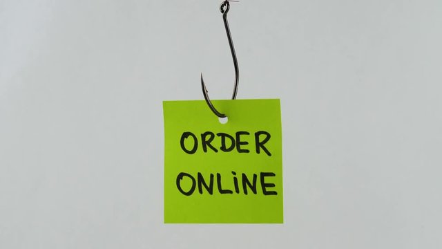 Illustration, on fishhook Order Online