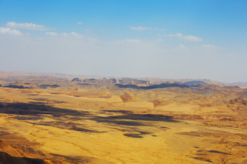 Fototapeta na wymiar Ramon Nature reserve, Mitzpe Ramon, Negev desert, Israel