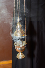 Smoke from incense