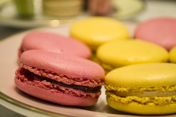 macaroons on plate