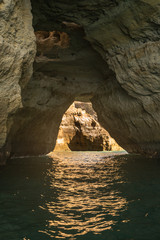 Beautiful cave in the Algarve