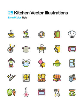 Kitchen Color Illustration