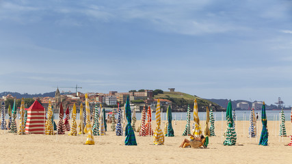 Playa de San Lorenzo en Gijón