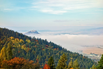 Spi&scaron; Castle in the background of nature