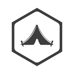 ikona sześciobok z zaokrąglonymi wewnątrz krawędziami © vempireart