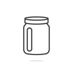 Jar icon vector