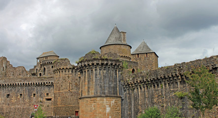 Fototapeta na wymiar Château de Fougères