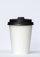 Paper cup for hot coffee or tea