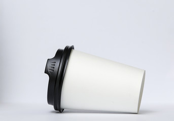 Paper cup for hot coffee or tea