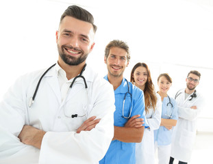 portrait of the leading members of the medical center