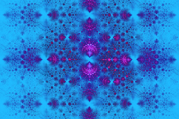 Conceptual colorful geometric fractal illustration. Colorful patterns.