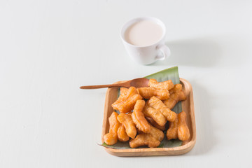 Soybean milk with morning