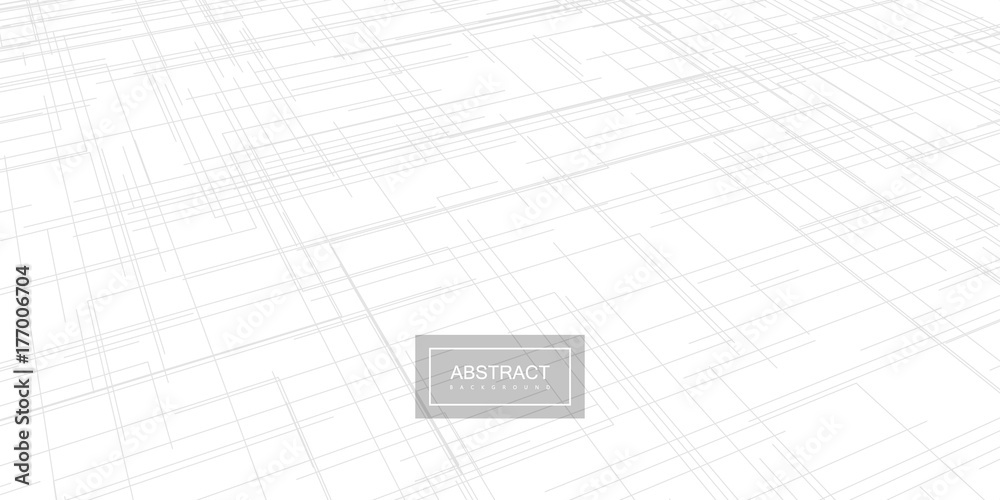 Wall mural vector abstract linear background