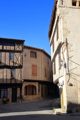 Fototapeta na wymiar french village of Alet les bains in Aude, Occitanie in south of France