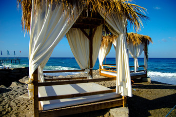 Gazebo on the beach
