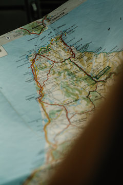 Part of paper map