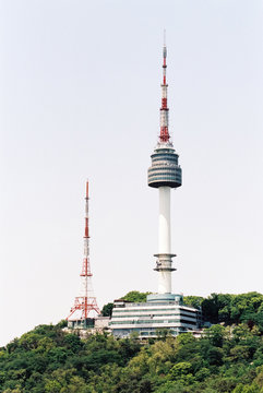 Landscape of two towers