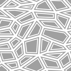 Light gray geometric print. Seamless pattern
