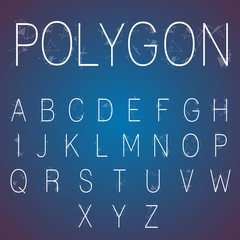 Polygon Alphabet and Numbers