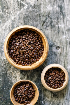 Fair trade coffee beans.
