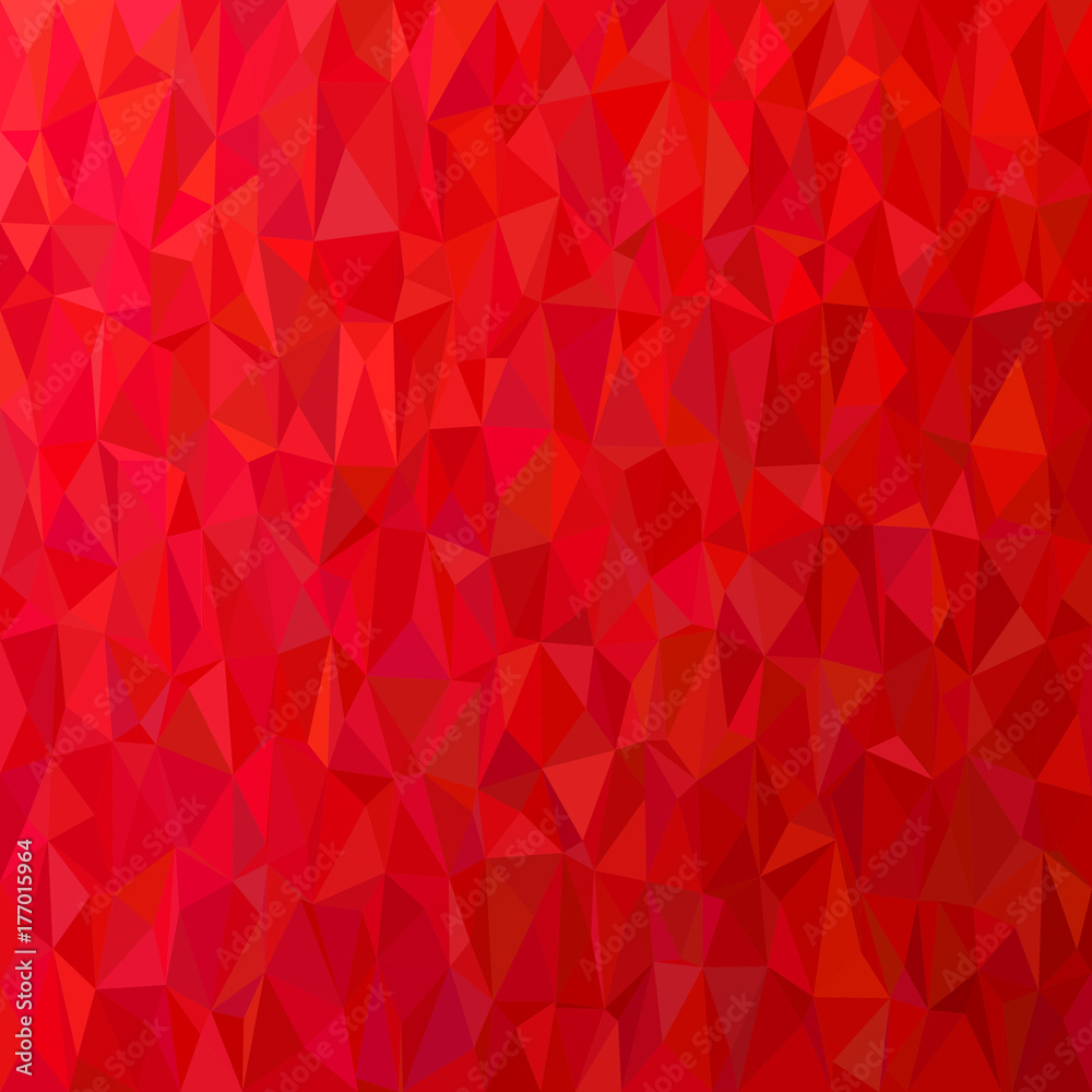 Poster geometric abstract triangle tile pattern background - polygon vector graphic from colored triangles 